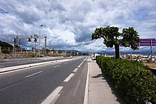 La route du bord de Mer.