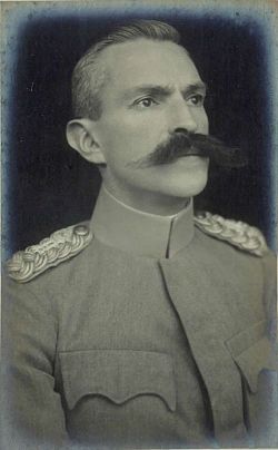 Rudolf Maister valokuvassa 1910-luvulta.