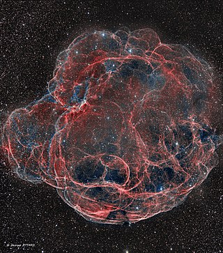 <span class="mw-page-title-main">Simeis 147</span> Supernova remnant in the Milky Way