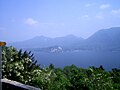 Il Lago Maggiore visto dalla terrazza del Sacro Monte