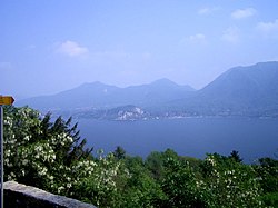 Landscape from the Sacro Monte di Ghiffa.