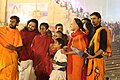 Sadhus and young monks during Devdeepawali Aarti in Benaras 2023 38