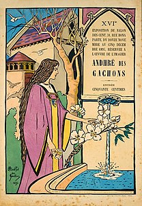 Salon des Cent 1895 Andhré des Gachons.