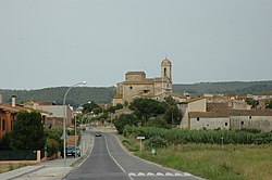 Anvista de Sant Joan de Mollet y d'a suya ilesia