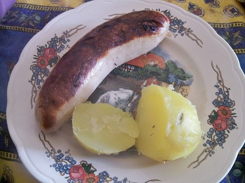 File:Saucisse blanche d'Alsace.JPG