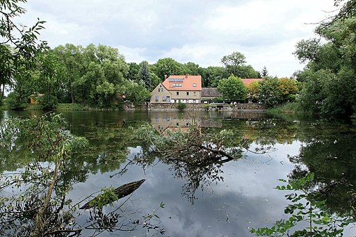 Schönwölkau - Wölkau - Schlosspark + Mühlenteich + Am Mühlenteich 02 ies