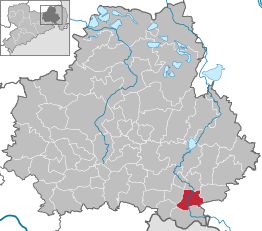 Kaart van Schirgiswalde-Kirschau