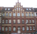 Facade of the apartment building at Schubartstrasse 41