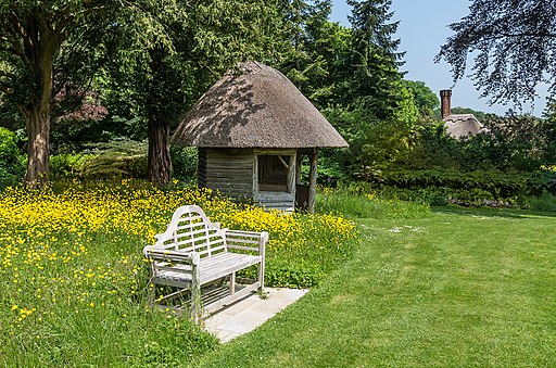 Seat and shelter, West Dean Gardens (geograph 5789700)