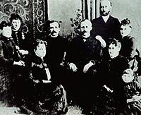 Seminarians in Sendai, 1888; Schneder is fourth from left Seminarians in Sendai, 1888.jpg