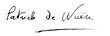 signature de Patrick Dewaere