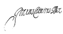 Jan II. Kazimír Vasa – podpis