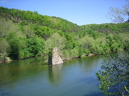 The South Branch of the Potomac River at Millesons Mill, WV