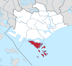 Southern Islands in Central Region, Singapore.svg