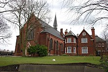 St Mary, gereja Katolik, Heneage Jalan - geograph.org.inggris - 737476.jpg