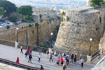 Valletta city walls