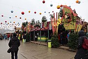 Stand Knusper Häuschen auf dem Wintertollwood Festival