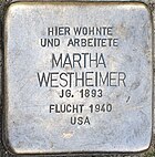 Stolperstein Martha Westheimer Bruchsal.jpg