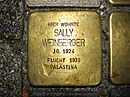 Piatra de poticnire Sally Weinberger, 1, Mainstrasse 10, centrul orașului, Frankfurt pe Main.jpg