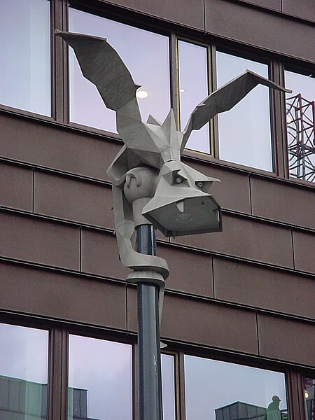 File:Streetlamp at Amerika Plads, Copenhagen.JPG