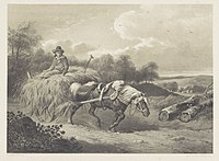 Strokar met paard, 19e eeuw
