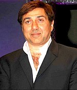 Sunny Deol -- Best Supporting Actor winner for Damini Sunny deol 2012 (cropped).jpg