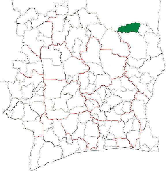 File:Téhini Department locator map Côte d'Ivoire.jpg