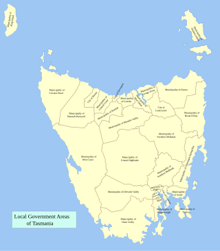 <span class="mw-page-title-main">Former local government areas of Tasmania</span> Former local government authorities of Tasmania