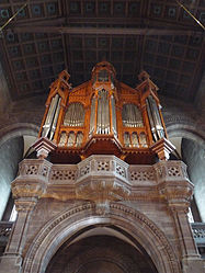 Français : La voûte et l'orgue Merklin de 1877