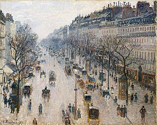 Le Boulevard de Montmartre, matin d'hiver, 1897 Metropolitan Museum of Art, New York