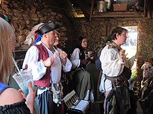 The Dregs performing at Mac's Pub at the Minnesota Renaissance Festival. The Dregs MN Ren Fest.jpg