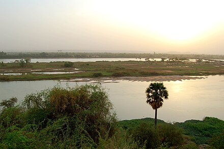The Niger river near the Kennedy bridge