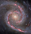 Hochaufgelöste Aufnahme der Galaxie NGC 1566, erstellt mit dem Hubble-Weltraumteleskop