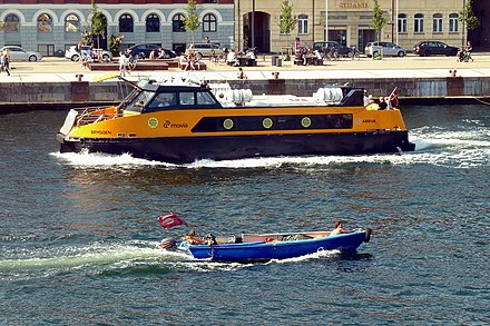 Waterbus in Copenhagen in August 2012