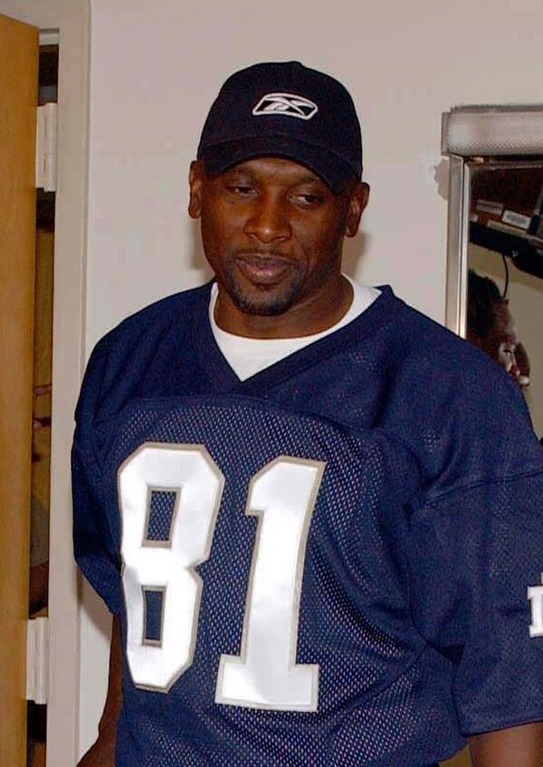 Raiders' Hall of Famer Tim Brown spent 16 years with the Raiders, during which he established himself as one of the NFL's most prolific wide receivers