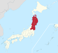 Tohoku Region in Japan.svg