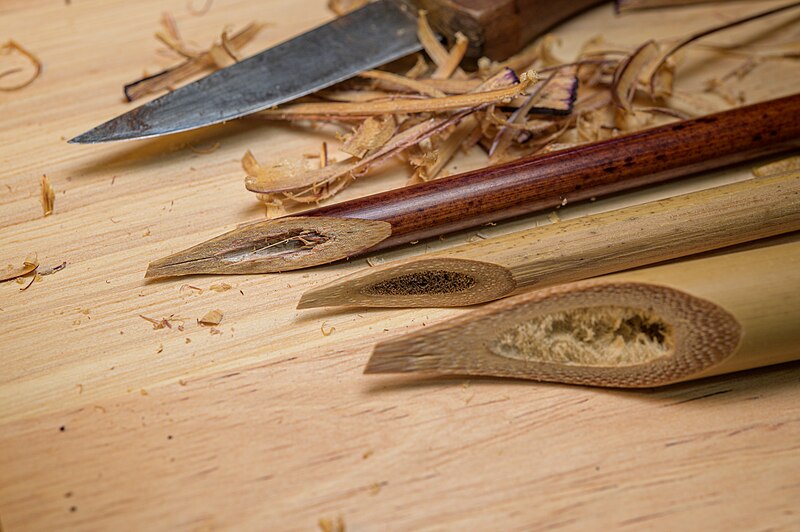 File:Traditional Handmade Wooden Calligraphy Pens.jpg