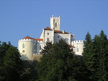 Dvorac Trakošćan u Hrvatskom zagorju.