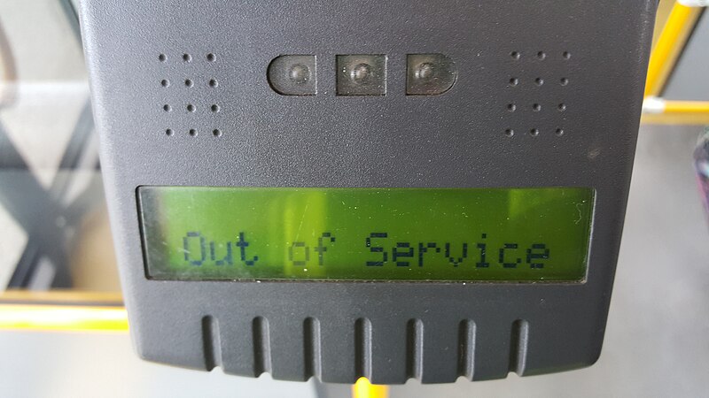 File:Transperth SmartRider Reader (Bus) "Out of Service" Indication.jpg