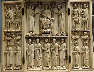 <span class="mw-page-title-main">Romanos Ivory</span> Carved ivory relief panel from the Byzantine empire