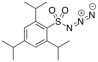 <span class="mw-page-title-main">2,4,6-Triisopropylbenzenesulfonyl azide</span> Chemical compound