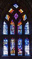 * Nomination Kirkwall St Magnus cathedral - stained glass window west --Virtual-Pano 07:50, 12 September 2022 (UTC) * Promotion This modern stained glass window probably cannot be considered as public domain and needs to be deleted --Uoaei1 08:06, 12 September 2022 (UTC) The window has been unveiled in 1987 so the 25 copyrighted years have passed --Virtual-Pano 07:55, 13 September 2022 (UTC) someone with insight will be able to assist --Virtual-Pano 08:15, 13 September 2022 (UTC)  Info Looking at the FoP rules for the United Kingdom (which still includes Scotland, for the time being), we can see that: "Section 62 of the UK Copyright, Designs and Patents Act 1988 (...) allows photographers to take pictures of buildings, and sculptures, models for buildings and works of artistic craftsmanship (if permanently situated in a public place or in premises open to the public) without breaching copyright." The definition of "artistic craftsmanship" is not 100% nailed down, it seems, but there is some court precedent: "In Hensher -v- Restawile, some examples were given of typical articles that might be considered works of artistic craftsmanship, including hand-painted tiles, stained glass (...)". The conclusion seems to me should be that this image is OK. --Peulle 12:12, 13 September 2022 (UTC)  Support In this case ok for me. I have brought this up because I had a similar case for a window in a German cathedral, but this is a different country. Good quality. --Uoaei1 13:48, 13 September 2022 (UTC)