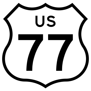 File:US 77 (1961 cutout).svg