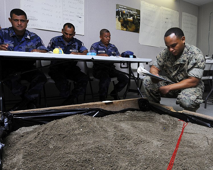 File:US Navy 100615-N-9643W-180 Marine Corps Sgt. Juan Martinez prepares a 3D-model terrain for members of the Nicaraguan military during a subject matter expert exchange.jpg