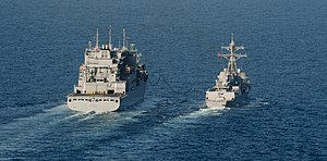 US Navy 120119-N-OY799-240 he Arleigh Burke-class guided-missile destroyer USS Momsen (DDG 92), right, is alongside the Military Sealift Command dr.jpg