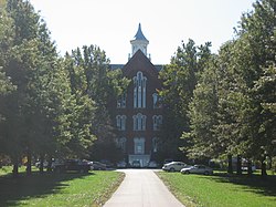 Union Christian College building in Merom.jpg