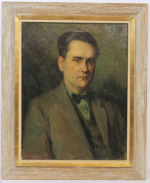 Portret van Van Gilse door Hendrik Krabbé, 1924