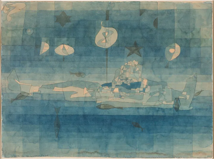Ficheiro:Versunkene Insel, Paul Klee (1923).webp