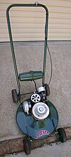 An early Victa lawn mower Victa Rotomo Mk 1 (1953-54).jpg