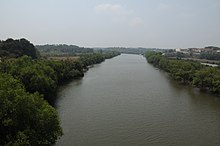 View of Mapusa River tributary